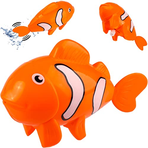 alles-meine.de GmbH 2 Stück Schwimmtiere/Wassertiere Verschiedene Tiere frei wählbar Fisch - zum Aufziehen - schwimmt selbst im Wasser - Schwimmtier/aufziehen - für Bad..