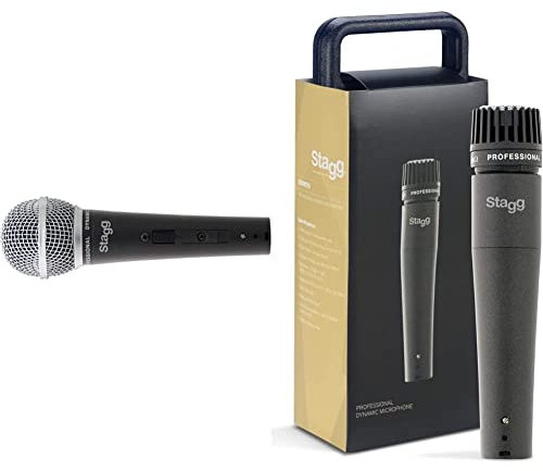 Stagg Professional Dynamic Microphones - SDM50 (50Hz-15kHz) & SDM70 Multipurpose Cardioid