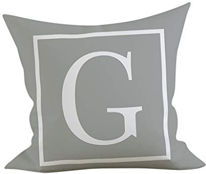 874 Kissenbezug Englische Alphabete Kissenhülle Weich Kissenbezüge Gemütliche Dekokissen Kissenhülle Für Bank Sofa Schlafzimmer 45x45 cm