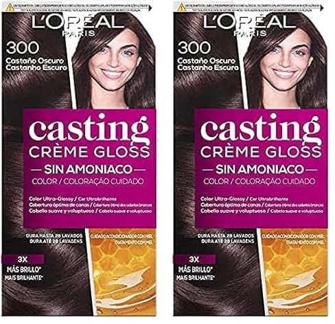 L'Oreal Paris Casting Crème Gloss Tinte 300-100 gr (Paquete de 2)