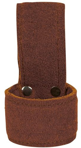 SHIDOW Leather Hammer Holder, Axe Tool Holder, Leather Axe Belt Loop for Hammers, Wrenches, Axe (Brown)