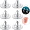 HOPEA JEWELS® (200 Pcs Approx) Premium earring backs/earring backs for heavy earring/earring backs for droopy ears/earring backs for stretched ears/earring backs stainless/earring backs silver
