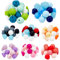 PH Pandahall 160pz Perline In Silicone Assortite, Perline Sciolte Rotonde Da 12mm Perline In Gomma Sfusa Perline Focali In Silicone Morbido per La Creazione di Gioielli, Bracciale,Portachiavi