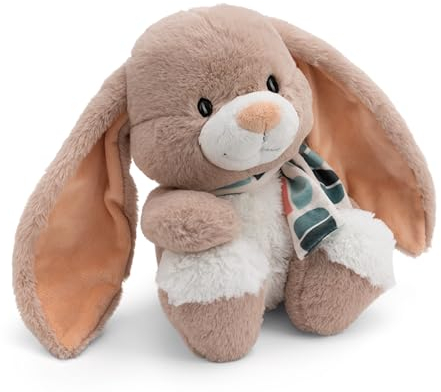 NICI Kuscheltier Hase Fjella 25cm braun - Stofftier aus weichem Plüsch, niedliches Plüschtier zum Kuscheln und Spielen, für Kinder & Erwachsene, tolle Geschenkidee - 61286
