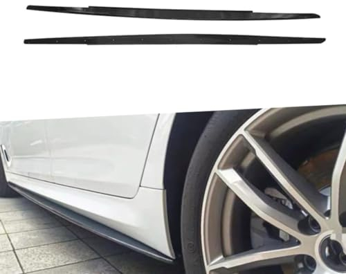 THOMIX Auto Seitenschweller für BMW 5 Series F10 2013-2016, Seitenschweller Splitter Lip Winglet Diffusor, Auto Seitenrock, Trittbretter Seitenschweller, Auto Zubehör