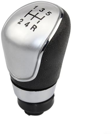 HEIBTENY Schaltknauf, Für Ford Für Fiesta MK7 2008-2013 schaltknauf 5 Gang Auto ABS 6-GangSchalthebelknopfkopf Schaltknäufe(5th Gear)