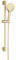 Keenware KRK-050 Premium Round Shower Riser Rail, Brushed Brass, One Size
