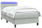 vidaXL Boxspringbett mit Matratze Hellgrau 90x210 cm Samt, Bett, Bettrahmen, Einzelbett, Schlafzimmermöbel, Lattenrost, Samtbett, Polsterbett