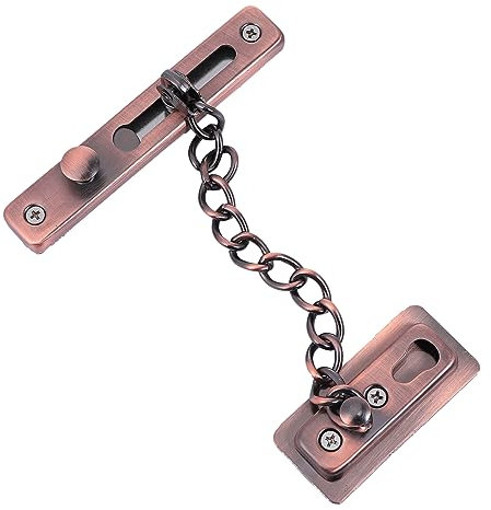 Angoily Home Security Lock No Drill Door Chain Lock Stainless Steel Chain and Hotel