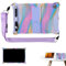1PCS Silicone Case 10.1 Inch Tablet Case Universal Hybrid Case Colorful Purple Case with Pen Shoulder Strap for TECLAST Tab OSCAL Tab BENEVE 10 HiGrace 10 Blackview Tab7/8 WIFI HotLight Tab
