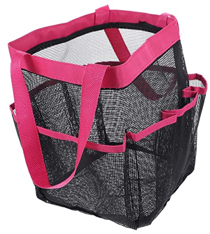 GALPADA Netz-duschtasche Für Badezimmer Tragbar Für Reise Und Camping Mit Tragegriffen Und Fächern Geeignet Für Studenten Und Schwimmer Schnell Trocknend