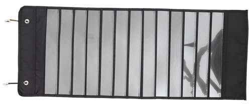 Angoily Stundenplan Für Den Unterricht Taschendiagramm Für Das Klassenzimmer Stundenplankarten Für Den Unterricht Hängend Wandplaner-hängetasche Schule Visuell Black Oxford-stoff