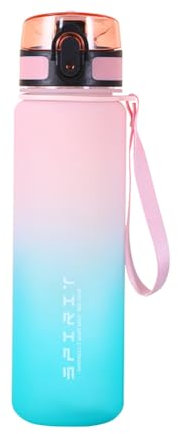 CHANGYUE Fitness Sports Water Bottle avec poignée Water Cup de capacité Bouteille d'eau de couleur éblouissante pour le gymnase de fitness sports de plein air