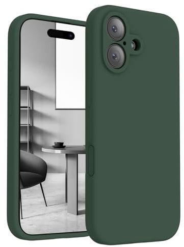 FireNova Magnetic for iPhone 17 Case, 6.3, Alpine Green | Compatible with MagSafe, Integrated Silicone Camera Control Button, Camera Protection, Anti-Scratch Soft Microfiber Lining