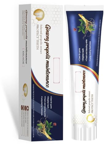 Ginseng-Propolis-Zahnpasta – Beseitigt Mundgeruch, Schützt Zahnfleisch Und Zähne, Entfernt Zahnbelag Und Verfärbungen Und Sorgt for Langanhaltende Frische(1pcs)