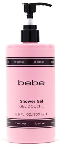 bebe Silver Shower Gel - Gel Douche Hydratant Femme Mangue Tubereuse Pivoine Jaune - Laisse peau Hydratee Douce et Soyeuse - 500 ml