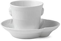 Royal Copenhagen White Elements Ober- Und Untertasse, 10 Cl