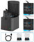COOLSHOW Hero 8 7 6 5 Battery 1220mAh (2 Packs) and Triple Hero 8 Charger Compatible with GoPro Hero 8 7 6 5 2018 Black (2 Battery and 1 Charger)