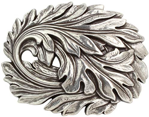 BELTINGER Gürtelschnalle Blätter 4,0 cm | Buckle Wechselschließe Gürtelschließe 40mm Massiv | Wechselgürtel bis 4cm