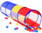 Kids Play Tunnel for Toddlers, Colorful Pop Up Baby Tunnel for Kids to Crawl Through, 180cm Toddler Toys or Gift for Infant Children Dog or Cat, Kids Toys for Indoor Outdoor (Rainbow Play Tunnel)