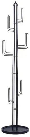 Appendiabiti da Terra Appendiabiti a Forma di Cactus Appendiabiti dal Design Unico con Base Rotonda Robusta Utilizzabile in Camera da Letto Soggiorno Ufficio Appendiabiti