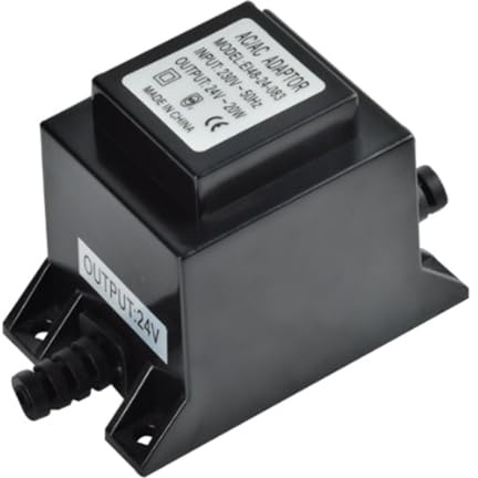 Bosiyrggrl Transformador Toroidal Impermeable Tipo e, CA 220 A 24 V, Transformador de Potencia para Iluminación Subacuática, 20 W, CA 24 V