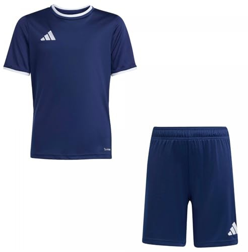 adidas Kinder Set Trikot + Hose Entrada 26 Team Navy Blue2/White 164