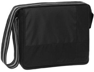 LÄSSIG Baby Wickeltasche Babytasche Stylische Umhängetasche Mama inkl. Wickelzubehör/Casual Messenger Bag, Patchwork Black