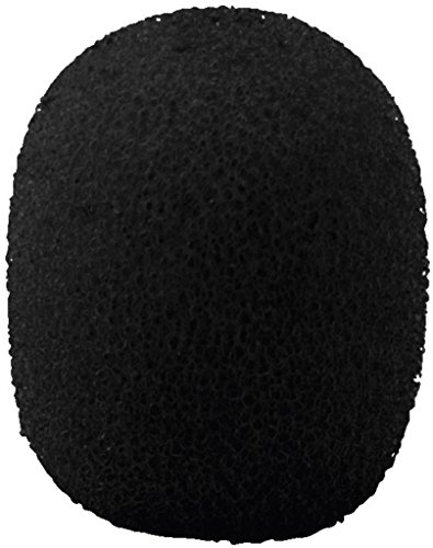 Monacor 23.4320 11x12mm Mikrofon-Windschutz, schwarz (4er Pack)