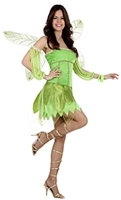 Atosa disfraz hada verde mujer adulto M