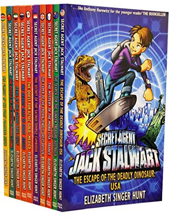 Secret Agent Jack Stalwart 10 Books Set Collection (Childrens Books, Age 6 To 11, Spy Agent books)