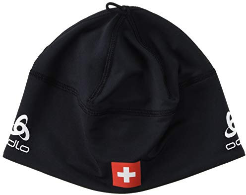 Odlo Unisex POLYKNIT FAN WARM Mütze, Swissski Black