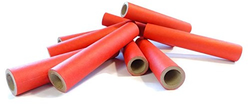 15x22x120mm Papphülse, Rot, parallel gewickelt, extrem fest, pyro paper tubes, Papierhülse, cardboard tubes, verschiedene Stückzahlen verfügbar (25)