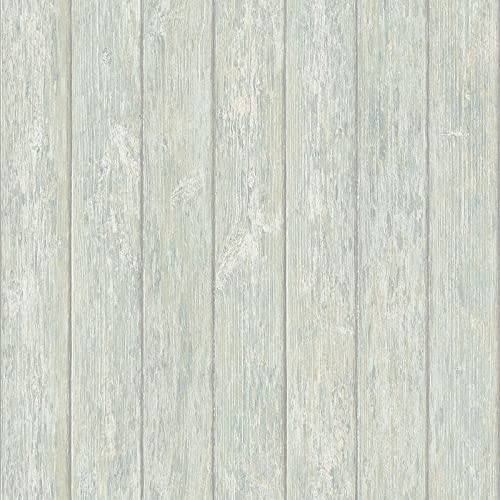 G56440 - Global Fusion Green Wood Effect Galerie Wallpaper