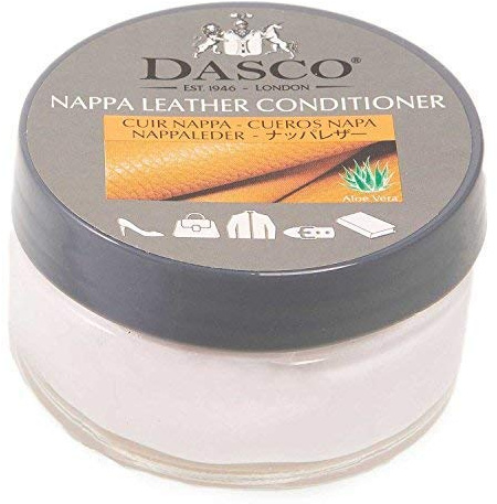 Dasco Nappa Leather Conditioner 50ml & Polishing Cloth - Moisturizing, Protective Barrier - Leather Care