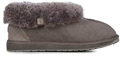 EMU Australia Women's Platinum Albany Sheepskin Slipper, Charcoal, Size 41