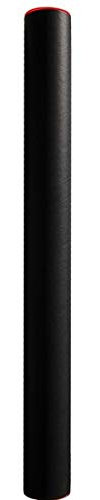 Versandhülse schwarz, 580 x 60 mm rote Kunststoffverschlussdeckel