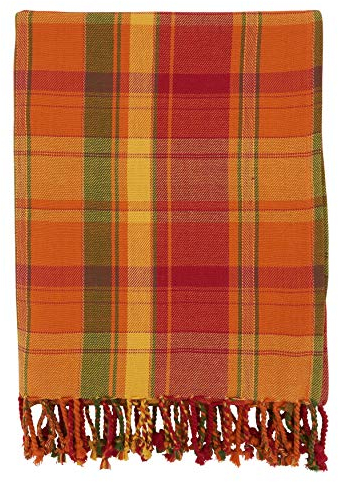 SARO LIFESTYLE Ernte Plaid Überwurfdecke