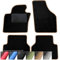 moto-MOLTICO Fußmatten Auto - Velours Autoteppiche passend für BMW 5er F10 F11 (2010-2013) - 4-teiliges Set - Schwarze Automatten mit Beigen Ziernähten