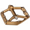 SPANK Pedales Oozy Reboot Bronze Fahrradpedale, 100x100mm