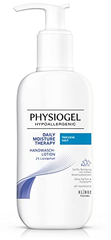 PHYSIOGEL Daily Moisture Therapy Handwaschlotion 400 ml - für die schonende und milde Reinigung trockener Hände - mit milden Waschsubstanzen und pH-Hautneutral