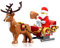LEGO Holiday Mini Build - Santa Claus Minifigure with Mini Sleigh and Reindeer, A Great Present for Kids 10275 (41 Pieces) No Box