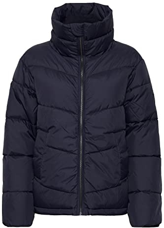 b.young BYBOMINA Puffer Damen Steppjacke Übergangsjacke Jacke Puffer-Jacke Reißverschluss mit Kinnschutz hoher Kragen