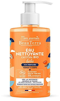 BIO BEBÉ agua limpiadora sin perfume 750 ml