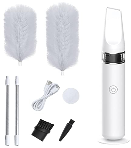 Sloane Plumero Giratorio, Plumero Giratorio Ajustable, Plumeros 360° para Limpieza Accesorios Limpieza automáticos para Ventiladores Techo, techos Altos, persianas