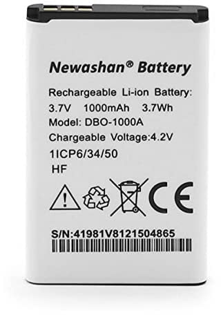 NEWASHAN Batterie Compatible avec Doro téléphone 1370 1372 1880 2404 2820 2880 5860 6040 6060 6820 6880 7000H 7439 DBO-1000A DBAA-1000A DFB-0210 DFC-0480 1000mAh 3,7V Rechargeable Li-ION Accu Piles