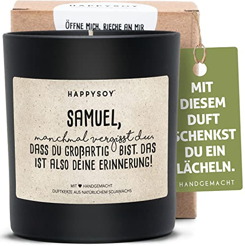 Personalisiertes Geschenk als Duftkerze - Motivationsgeschenk - Erinnerung an die eigene Stärke - für Freunde, Familie, Kollegen - besonderes Präsent der Wertschätzung