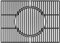 BMMXBI 7638 64812 7639 Grillrost für Weber Spirit Grill 300 Series E/S 310, 320, 330, SP-320 Grillroste Ersatzteile für Genesis Silver B/C, Gold/Platinum B/C, Genesis 1000-5000 Roste