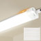 TONFFI 10er LED Feuchtraumleuchte 115CM 36W 3600LM LED Wannenleuchte | Verknüpfbar Deckenleuchte Keller Röhre | IP65 Wasserfest | 4.000K neutralweiß Feuchtraumlampe für Garage Werkstatt Büro Hobbyraum