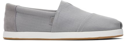 TOMS Men's ALP FWD Loafer Flat, Ultimate Grey Recycled Ripstop Cotton Canvas/Distressed Suede, 9 UK
